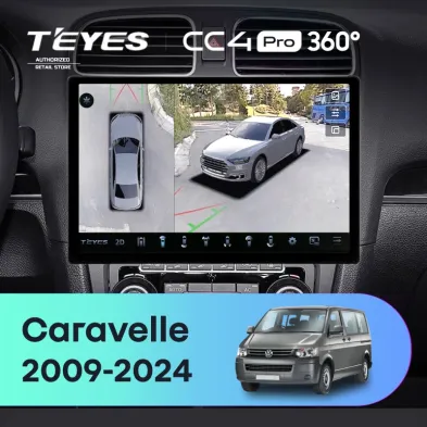 Штатная магнитола Teyes CC4 Pro 360 12/256 Volkswagen Caravelle (2009-2024) (13")