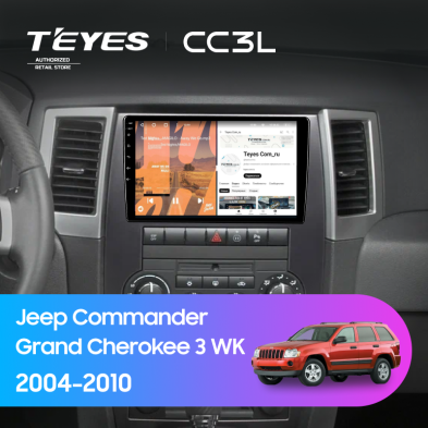 Штатная магнитола Teyes CC3L 4/64 Jeep Grand Cherokee 3 WK (2004-2010)
