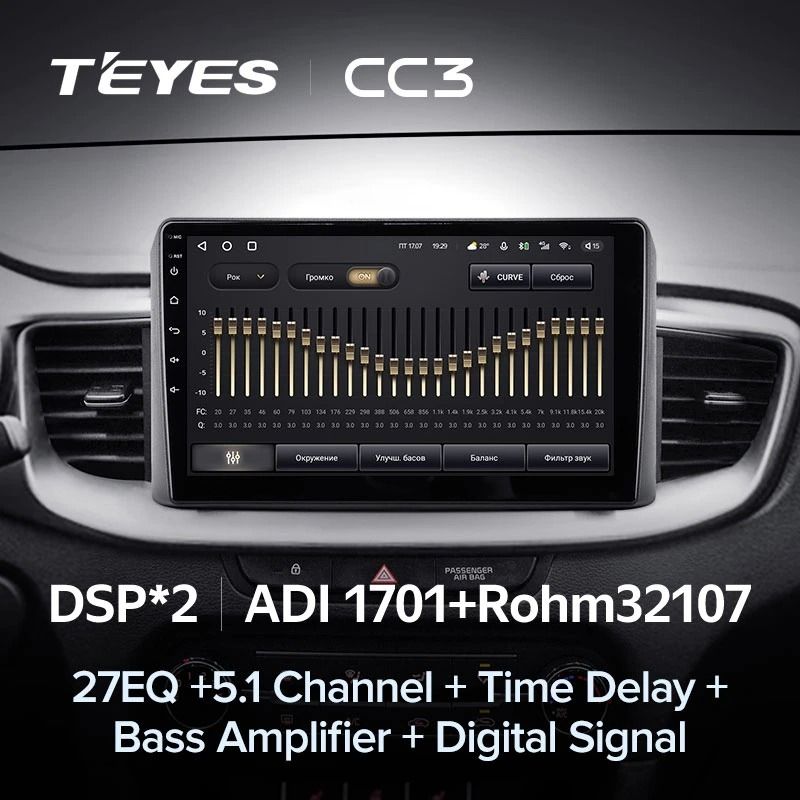 Штатная магнитола Teyes CC3 4/32 Kia Ceed 3 CD (2018-2022)