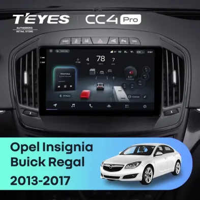 Штатная магнитола Teyes CC4 Pro 8/128 Opel Insignia (2013-2017) Тип-A