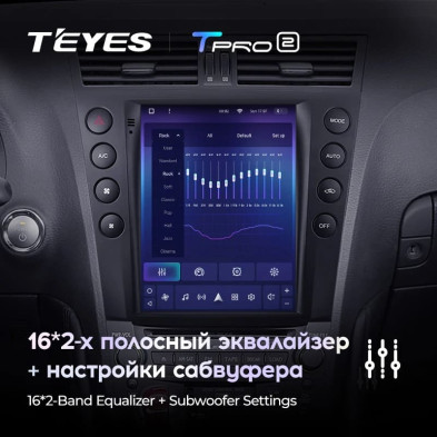 Штатная магнитола Tesla style Teyes TPRO 2 4/32 Lexus GS300 S190 GS350 GS400 GS430 GS450h GS460 GS 300 III 3 350 400 430 450h 460 (2004-2011)
