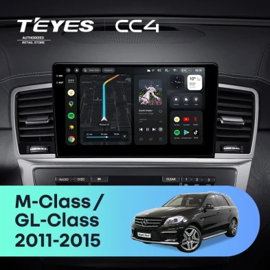 Штатная магнитола Teyes CC4 6/64 Mercedes-Benz GL-Class 2 X166 (NTG 4.5) (2011-2015)