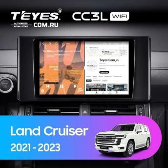 Штатная магнитола Teyes CC3L WiFi 2/32 Toyota Land Cruiser 300 (2021-2023)