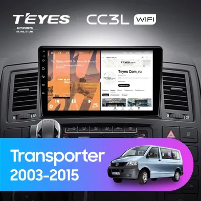 Штатная магнитола Teyes CC3L WiFi 2/32 Volkswagen Transporter T5 (2003-2015)