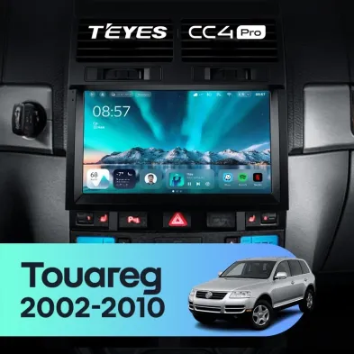 Штатная магнитола Teyes CC4 Pro 12/256 Volkswagen Touareg GP (2002-2010) F1