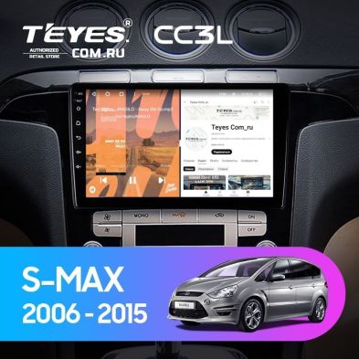Штатная магнитола Teyes CC3L 4/32 Ford S-MAX 1 (2006-2015) F1