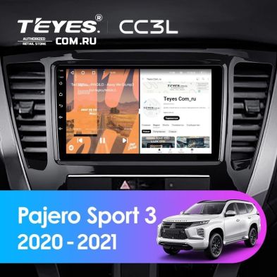 Штатная магнитола Teyes CC3L 4/32 Mitsubishi Pajero Sport 3 (2020-2021)