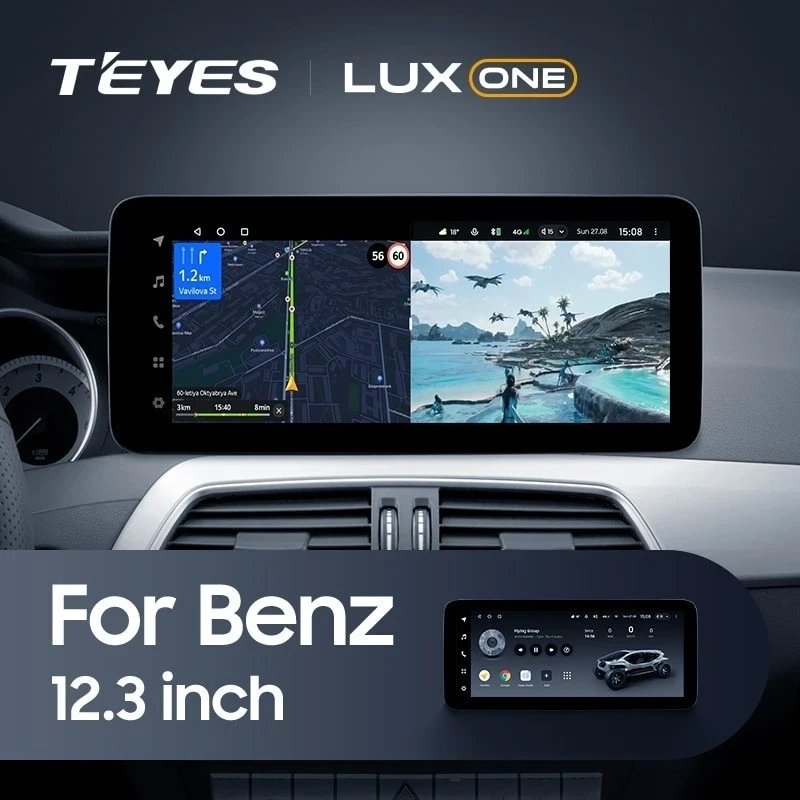 Штатная магнитола Teyes LUX ONE 6/128 Mercedes-Benz A-Class 3 W176 (NTG 5.0) (2015-2020)