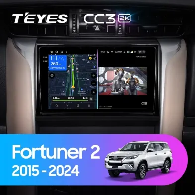 Штатная магнитола Teyes CC3 2K 360 6/128 Toyota Fortuner 2 (2015-2024)