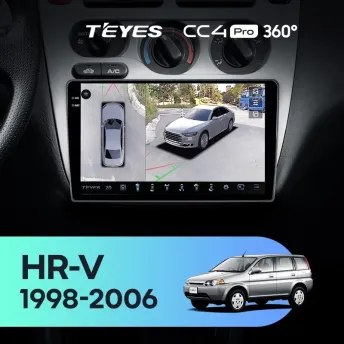 Штатная магнитола Teyes CC4 Pro 360 12/256 Honda HR-V 1 (1998-2006)