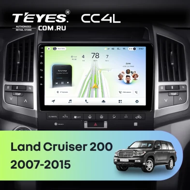 Штатная магнитола Teyes CC4L 6/64 Toyota Land Cruiser 11 200 (2007-2015) F3 Тип-B