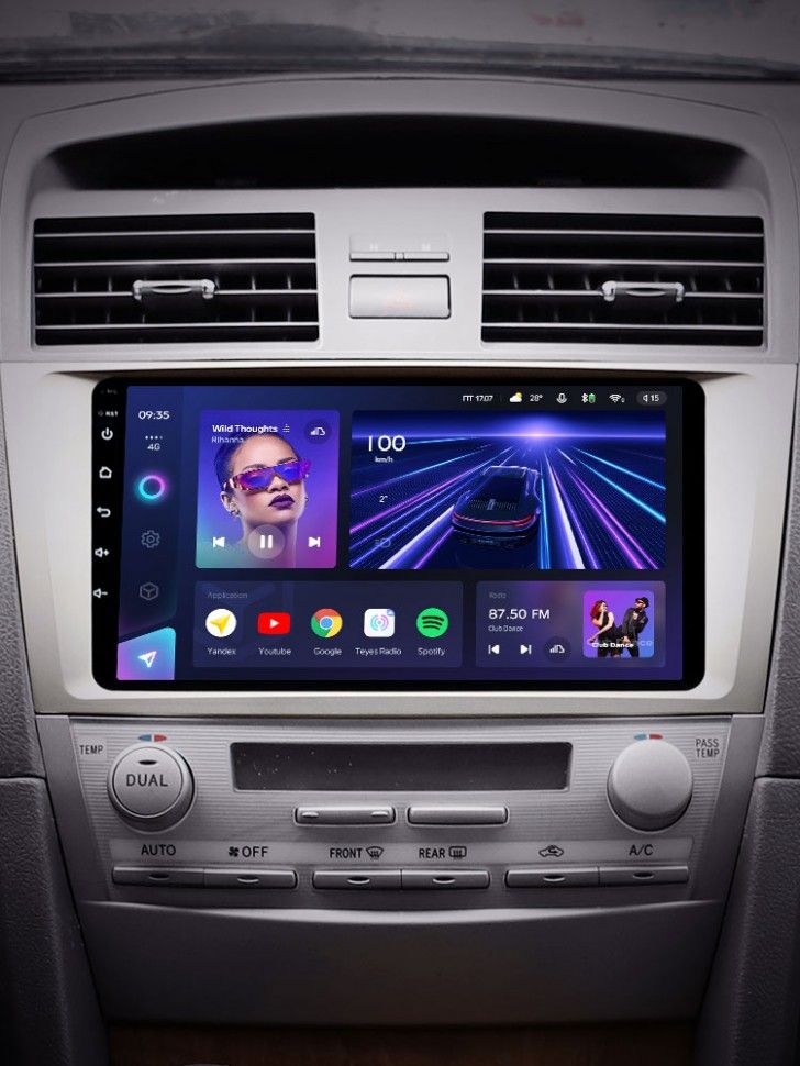 Штатная магнитола Teyes CC3 4/32 Toyota Camry 6 XV 40 (2006-2011) F1