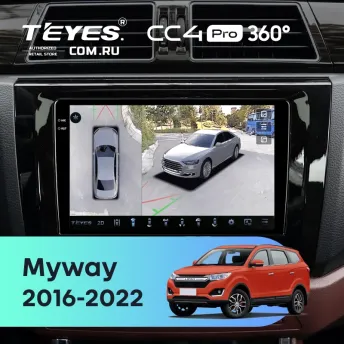 Штатная магнитола Teyes CC4 Pro 360 12/256 Lifan Myway (2016-2022)