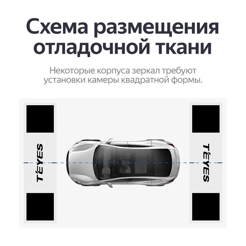 Цифровые камеры кругового обзора Teyes Digital 360° для CC4 PRO (Круглые)