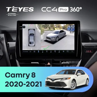Штатная магнитола Teyes CC4 Pro 360 8/128 Toyota Camry 8 XV 70 (2020-2021)