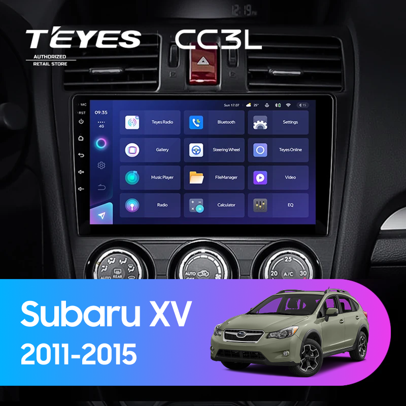 Штатная магнитола Teyes CC3L 4/64 Subaru XV (2011-2015) Тип-A