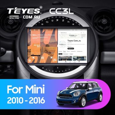 Штатная магнитола Teyes CC3L 4/64 Mini Cooper (2010-2016) F2
