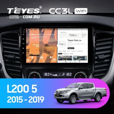 Штатная магнитола Teyes CC3L WiFi 2/32 Mitsubishi L200 5 (2015-2019) климат контроль F2