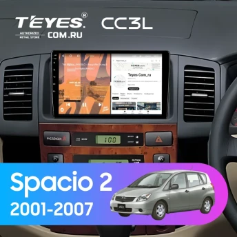 Штатная магнитола Teyes CC3L 4/32 Toyota Corolla Spacio 2 (2001-2007)