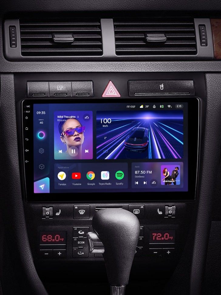 Штатная магнитола Teyes CC3 4/32 Audi S6 2 (1999-2004)