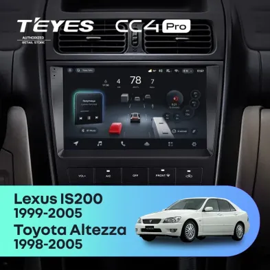 Штатная магнитола Teyes CC4 Pro 8/128 Lexus IS200 XE10 (1999-2005)