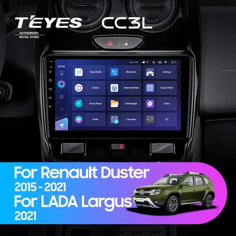Штатная магнитола Teyes CC3L 4/64 Lada Largus 2021+ F1