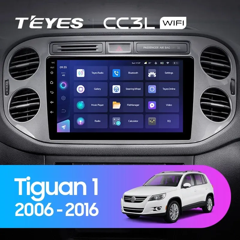 Штатная магнитола Teyes CC3L WiFi 2/32 Volkswagen Tiguan 1 NF (2006-2017) F2