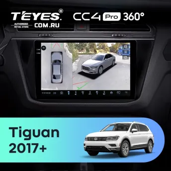 Штатная магнитола Teyes CC4 Pro 360 12/256 Volkswagen Tiguan 2017+