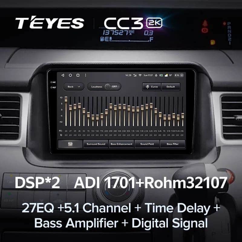 Штатная магнитола Teyes CC3 2K 360 6/128 Honda Stepwgn 3 (2005-2009) Правый руль