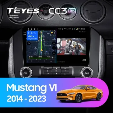 Штатная магнитола Teyes CC3 2K 360 6/128 Ford Mustang VI S550 (2014-2023) F1