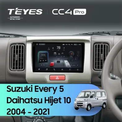 Штатная магнитола Teyes CC4 Pro 12/256 Daihatsu Hijet 10 (2004-2021)
