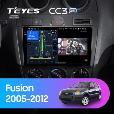 Штатная магнитола Teyes CC3 2K 6/128 Ford Fusion (2005-2012)