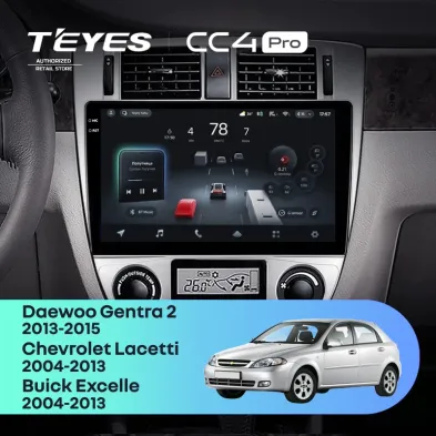 Штатная магнитола Teyes CC4 Pro 8/128 Daewoo Gentra 2 (2013-2015) F2 Тип-B