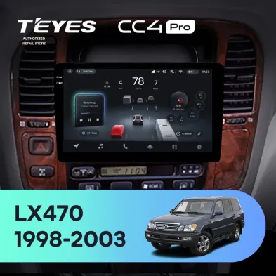 Штатная магнитола Teyes CC4 Pro 12/256 Lexus LX470 J100 (1998-2003) F2