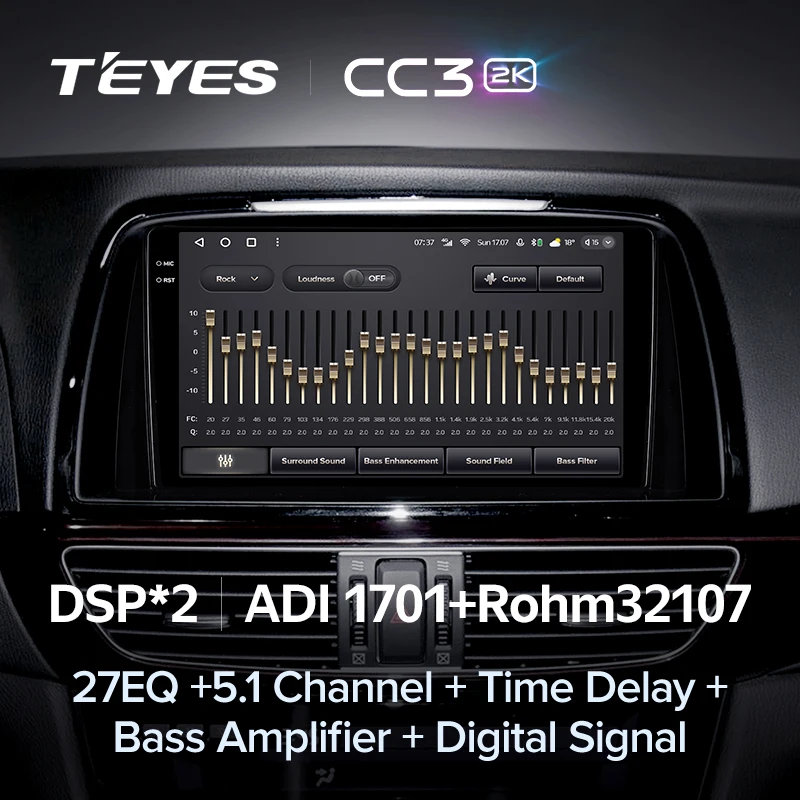 Штатная магнитола Teyes CC3 2K 4/32 Mazda Atenza 3 (2012-2017) Тип-A Правый руль