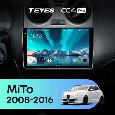Штатная магнитола Teyes CC4 Pro 8/128 Alfa Romeo MiTo 955 (2008-2016)