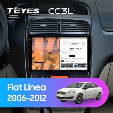 Штатная магнитола Teyes CC3L 4/32 Fiat Linea (2006-2012)