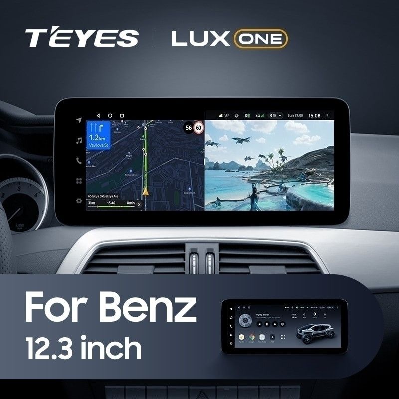 Штатная магнитола Teyes LUX ONE 6/128 Mercedes-Benz E-Class 4 W212 S207 A207 S212 C207 (NTG 4.0) (2009-2012) F1