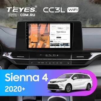 Штатная магнитола Teyes CC3L WiFi 2/32 Toyota Sienna 4 (2020-)