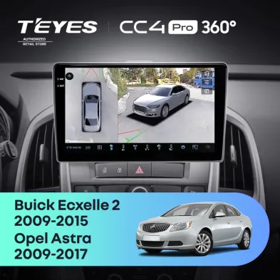 Штатная магнитола Teyes CC4 Pro 360 8/128 Opel Astra J (2009-2017)