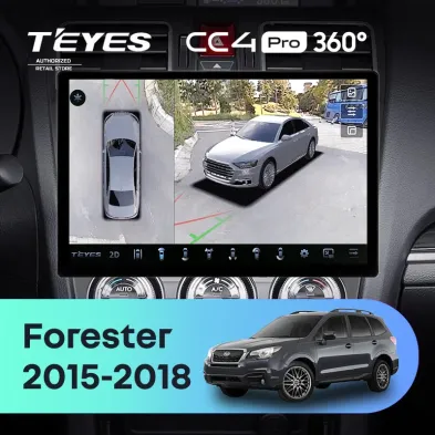 Штатная магнитола Teyes CC4 Pro 360 8/128 Subaru XV (2015-2017) F1 (13")