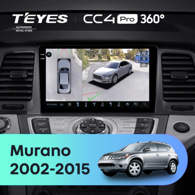 Штатная магнитола Teyes CC4 Pro 360 12/256 Nissan Murano Z50 (2002-2015)