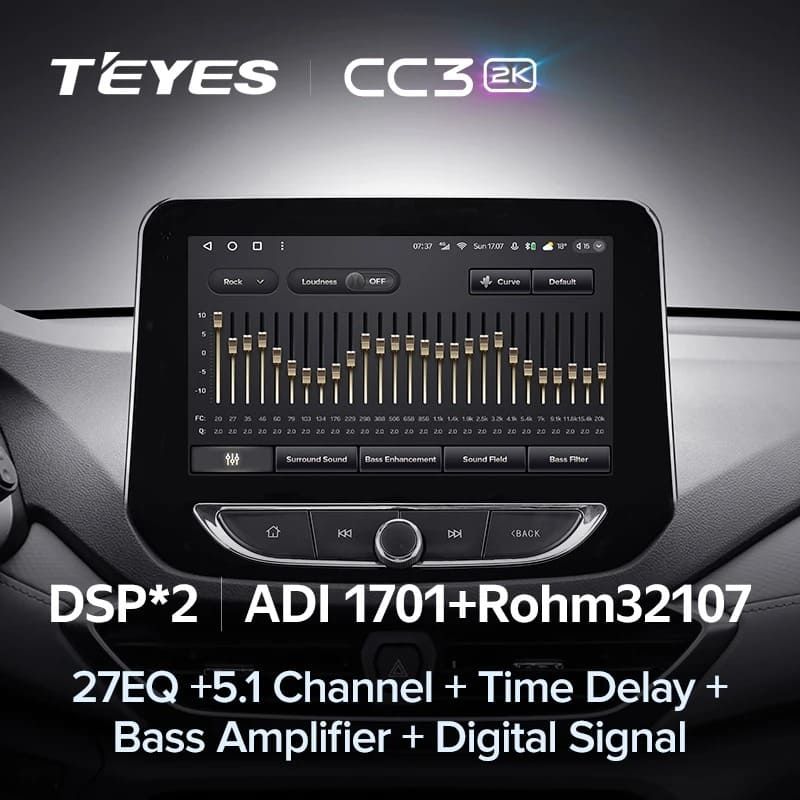 Штатная магнитола Teyes CC3 2K 4/64 Chevrolet Orlando 2 (2018-2023)