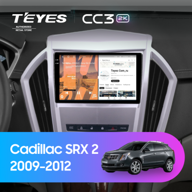 Штатная магнитола Teyes CC3 2K 4/32 Cadillac SRX 2 (2009-2012)