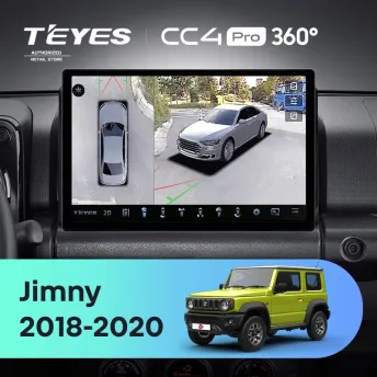 Штатная магнитола Teyes CC4 Pro 360 8/128 Suzuki Jimny JB64 (2018-2020) (13")
