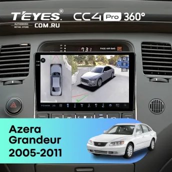 Штатная магнитола Teyes CC4 Pro 360 8/128 Hyundai Grandeur (2005-2011)