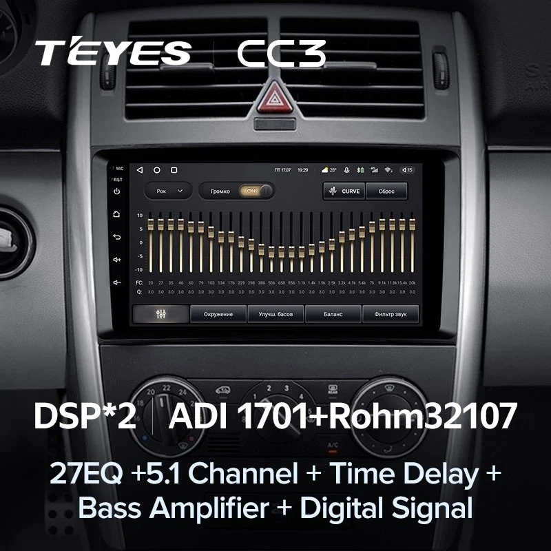 Штатная магнитола Teyes CC3 4/32 Mercedes-Benz Vito W639\W447 (2006-2022)
