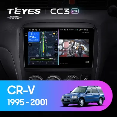Штатная магнитола Teyes CC3 2K 4/32 Honda CR-V (1995-2001)