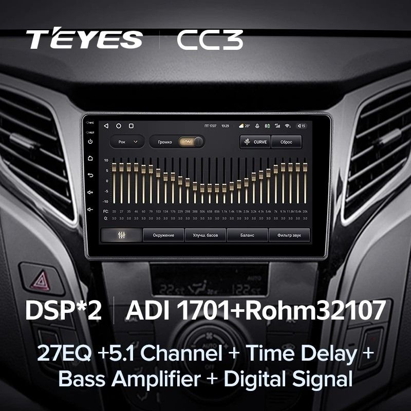 Штатная магнитола Teyes CC3 4/32 Hyundai i40 (2011-2019)
