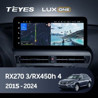 Штатная магнитола Teyes LUX ONE 4/32 Lexus RX270 3 RX450h 3 AL10 (2008-2015) Тип-A